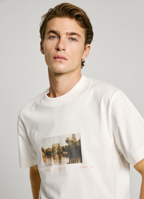 Pepe Jeans Camiseta Estampada Fit Regular