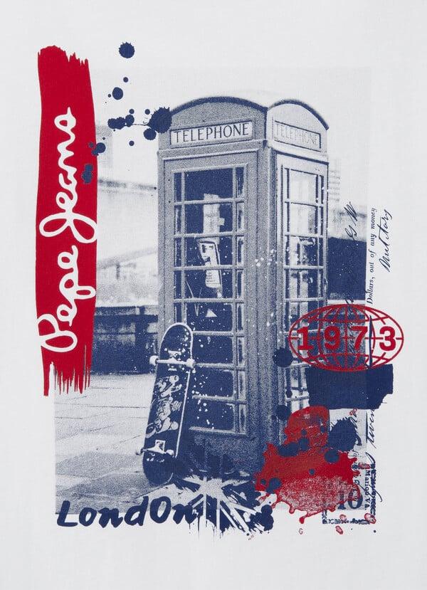 Pepe Jeans Camiseta Estampada Fit Relaxed