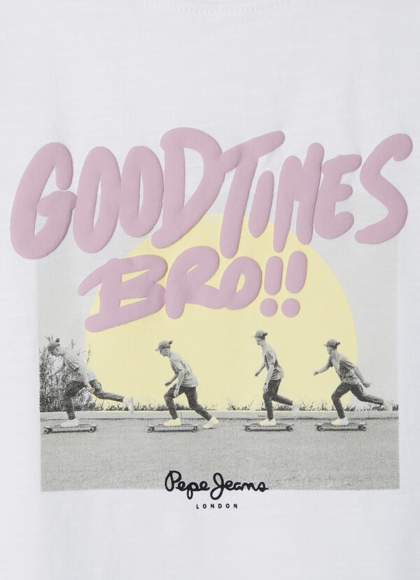Pepe Jeans Camiseta Estampado Fotográfico