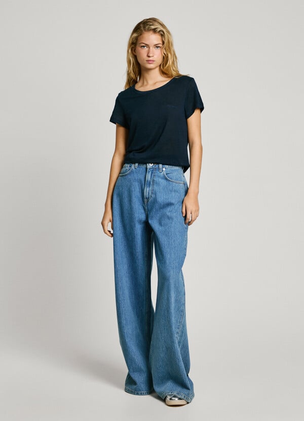 Pepe Jeans Camiseta Logo Bordado