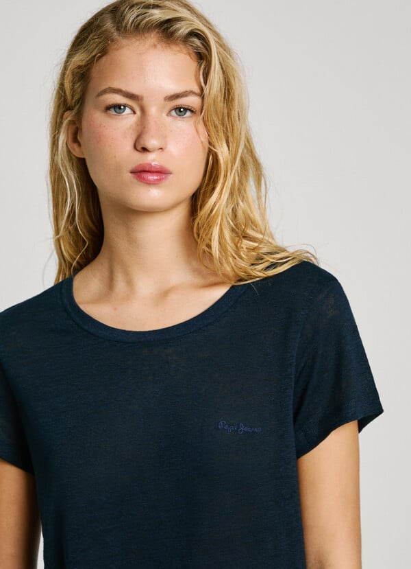 Pepe Jeans Camiseta Logo Bordado