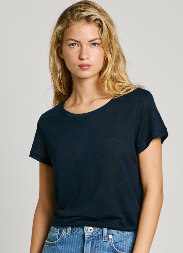 Pepe Jeans camiseta logo bordado