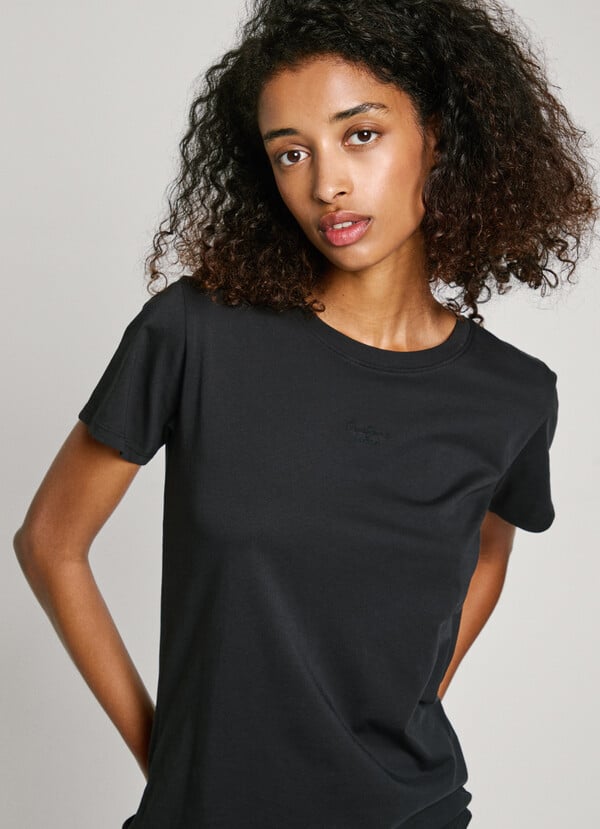 Pepe Jeans Camiseta Logo Bordado