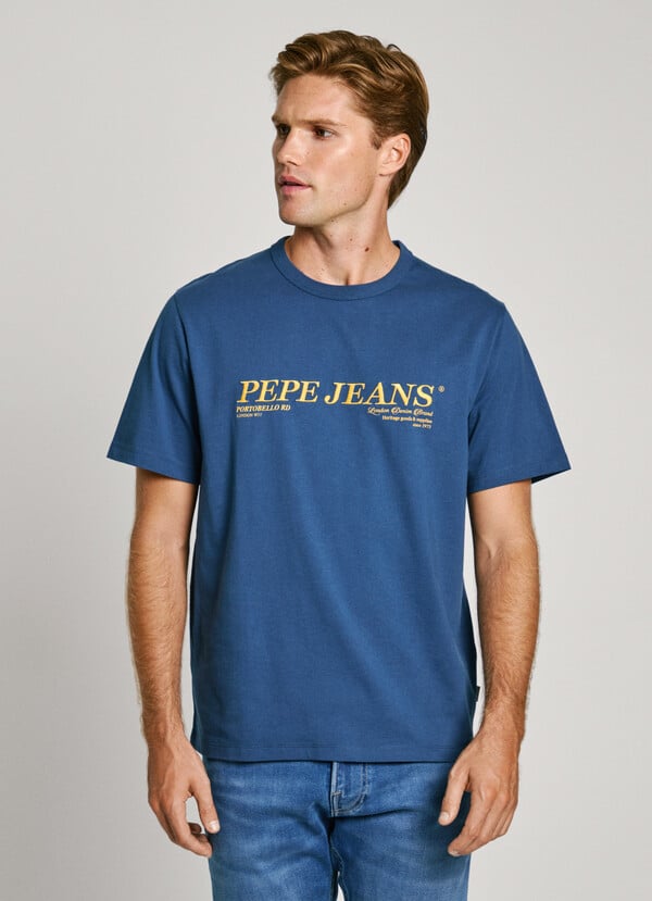 Pepe Jeans camiseta logo bordado fit regular