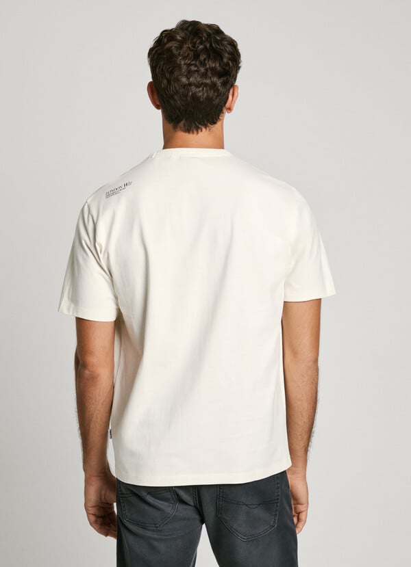 Pepe Jeans Camiseta Logo Bordado Fit Regular
