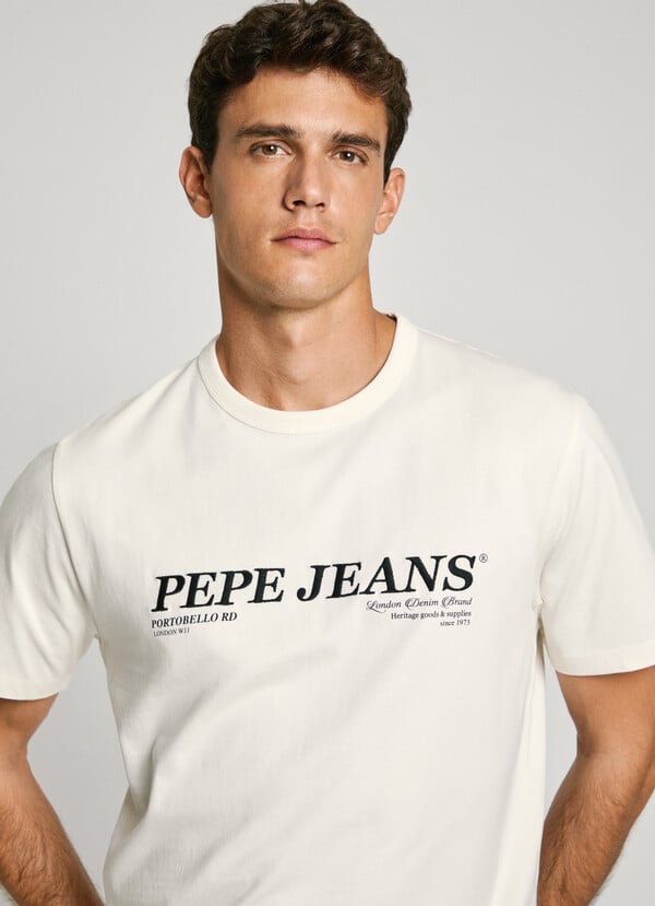 Pepe Jeans camiseta logo bordado fit regular