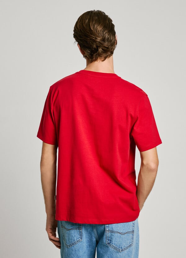 Pepe Jeans Camiseta Logo Bordado Fit Regular