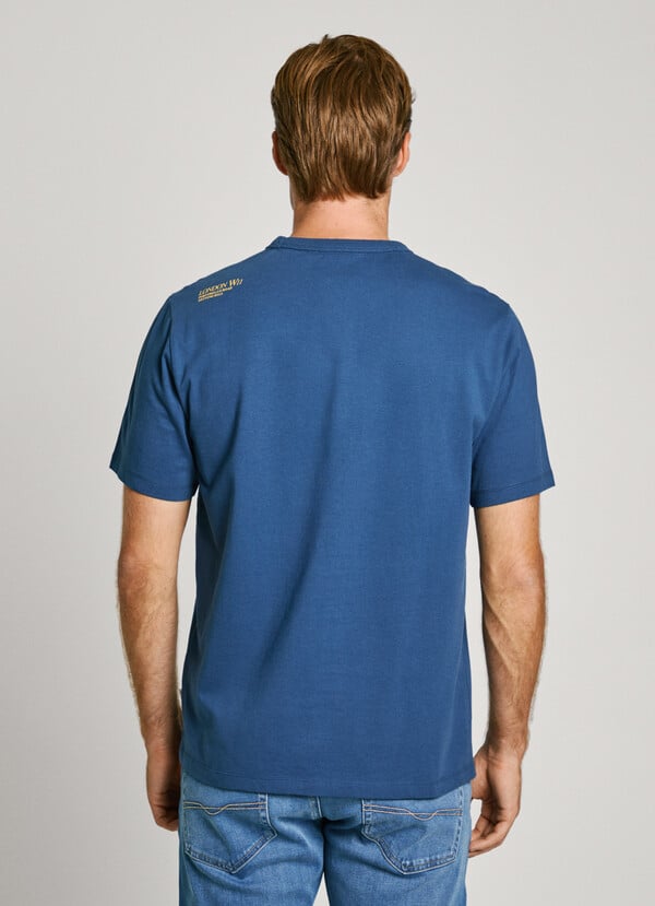 Pepe Jeans Camiseta Logo Bordado Fit Regular