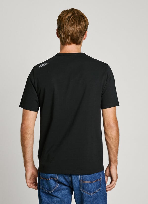 Pepe Jeans Camiseta Logo Bordado Fit Regular