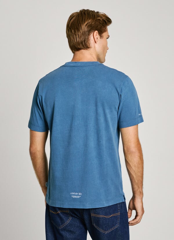 Pepe Jeans Camiseta Logo En Relieve Fit Regular
