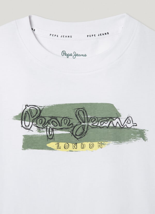 Pepe Jeans Camiseta Logo Estampado