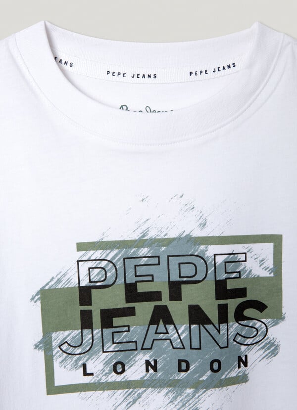 Pepe Jeans Camiseta Logo Estampado