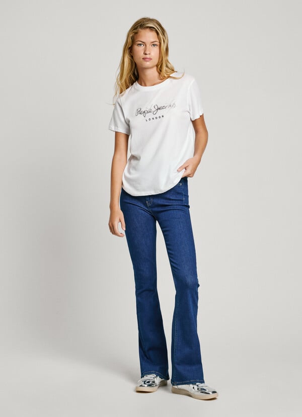 Pepe Jeans Camiseta Logo Estampado