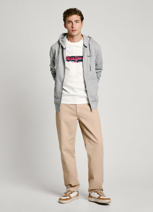 Pepe Jeans Camiseta Logo Estampado Fit Regular