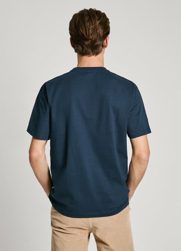 Pepe Jeans Camiseta Logo Estampado Fit Regular