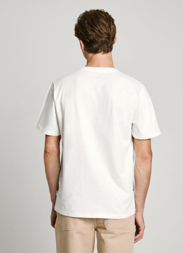 Pepe Jeans Camiseta Logo Estampado Fit Regular