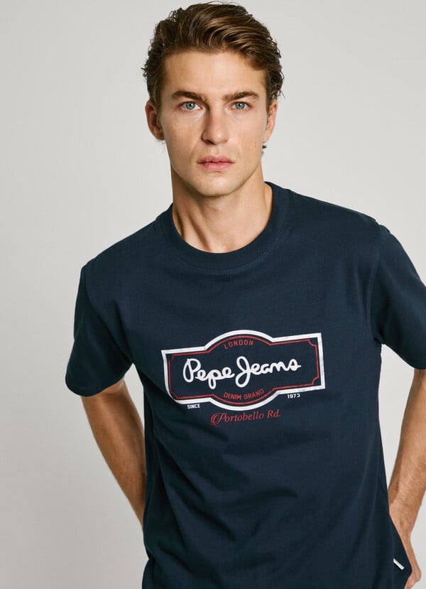 Pepe Jeans camiseta logo estampado fit regular