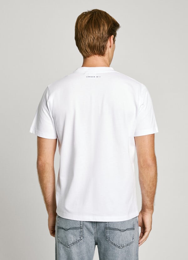 Pepe Jeans Camiseta Logo Estampado Fit Regular