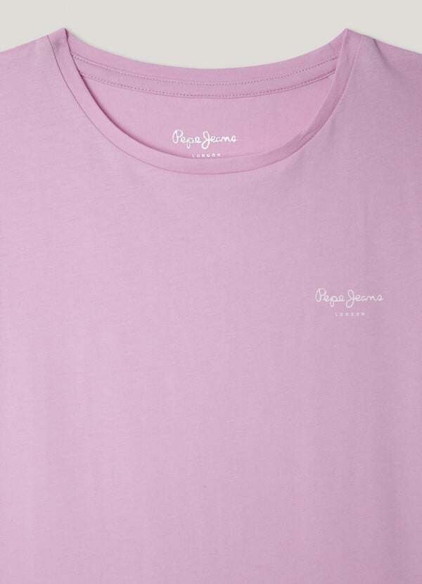 Pepe Jeans Camiseta Logo Estampado Fit Regular