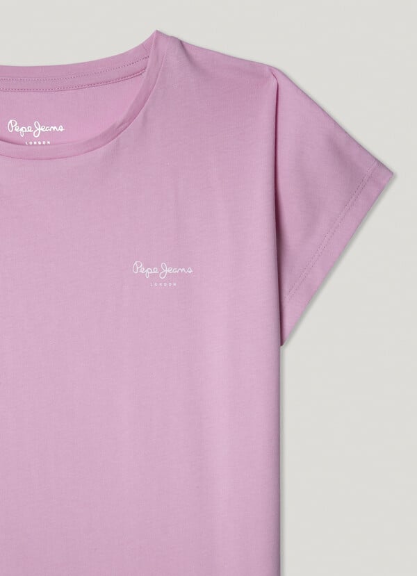 Pepe Jeans Camiseta Logo Estampado Fit Regular