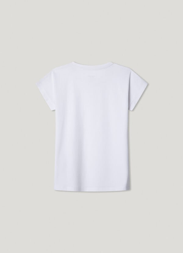 Pepe Jeans Camiseta Logo Estampado Fit Regular