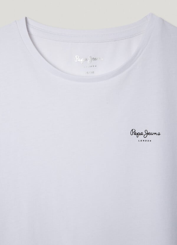 Pepe Jeans Camiseta Logo Estampado Fit Regular