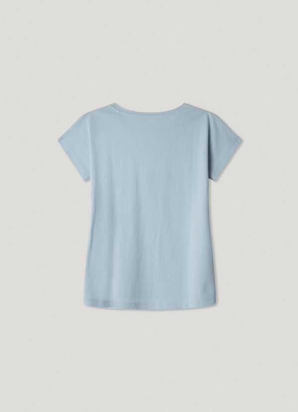 Pepe Jeans Camiseta Logo Estampado Fit Regular