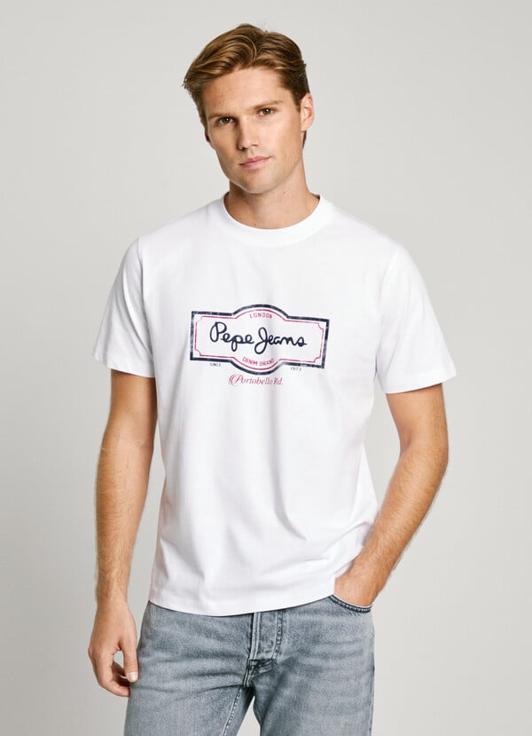 Pepe Jeans camiseta logo estampado fit regular