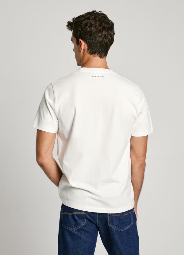 Pepe Jeans Camiseta Logo Estampado Fit Regular