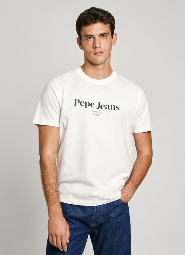 Pepe Jeans camiseta logo estampado fit regular