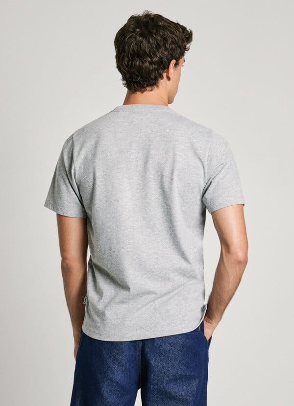 Pepe Jeans Camiseta Logo Estampado Fit Regular