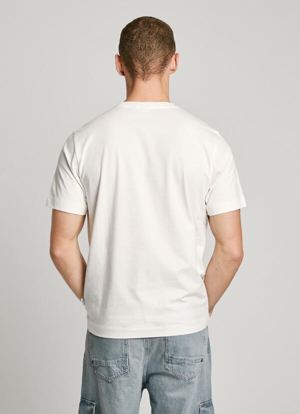 Pepe Jeans Camiseta Logo Estampado Fit Regular