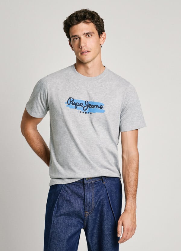 Pepe Jeans camiseta logo estampado fit regular