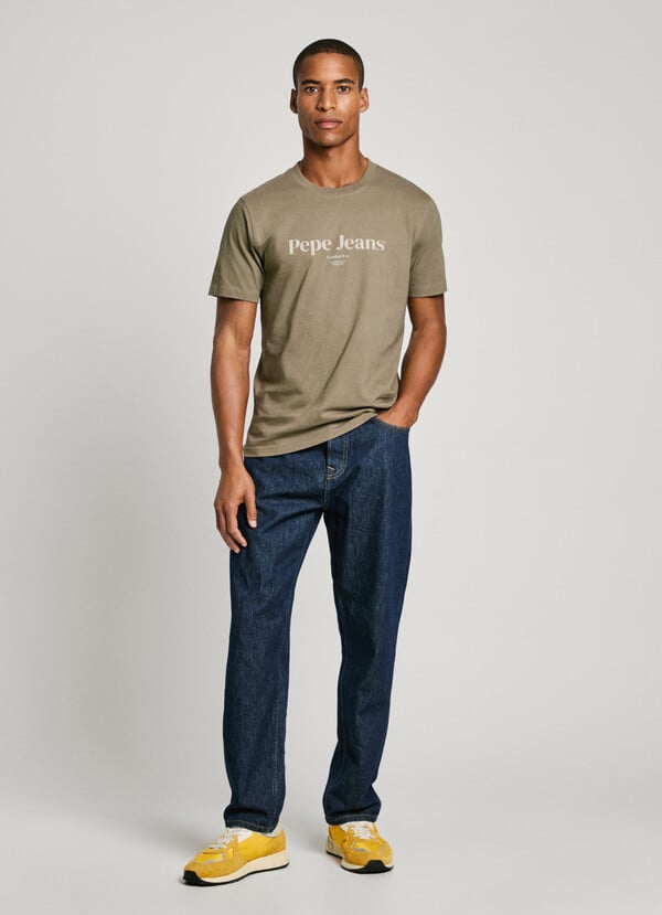 Pepe Jeans Camiseta Logo Estampado Fit Regular