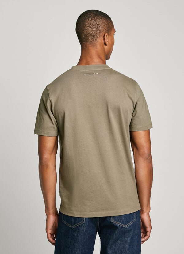 Pepe Jeans Camiseta Logo Estampado Fit Regular