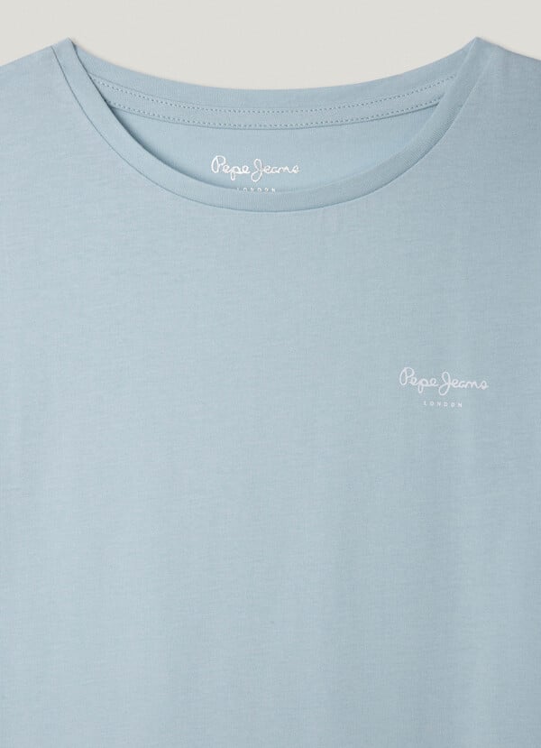 Pepe Jeans Camiseta Logo Estampado Fit Regular