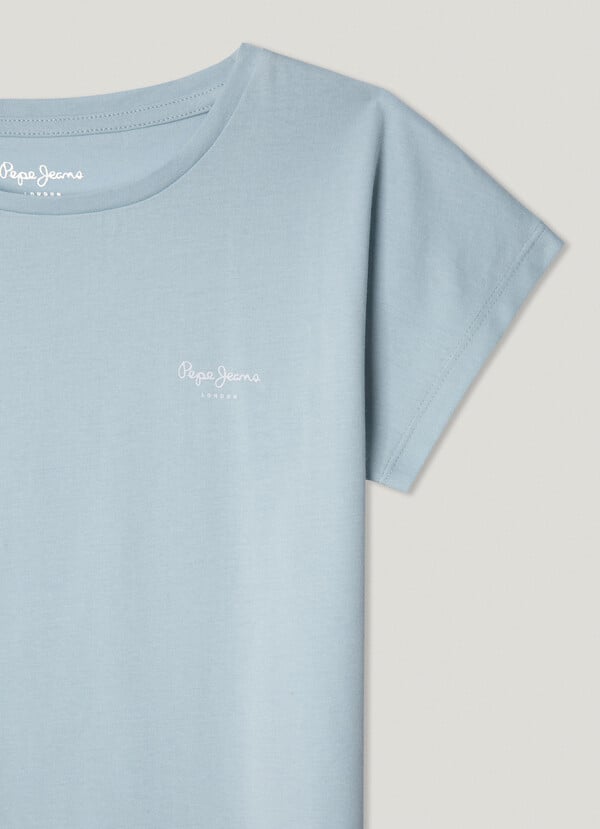 Pepe Jeans Camiseta Logo Estampado Fit Regular