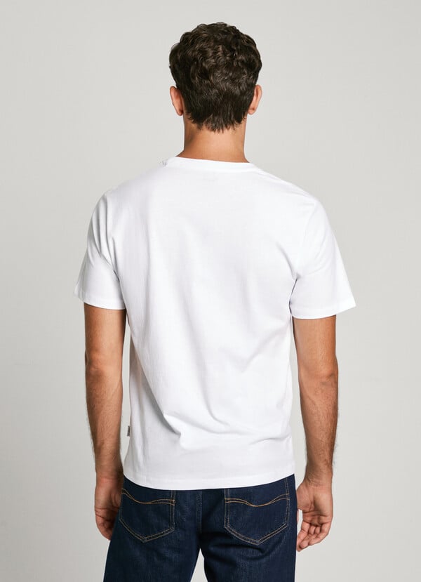 Pepe Jeans Camiseta Logo Estampado Fit Regular