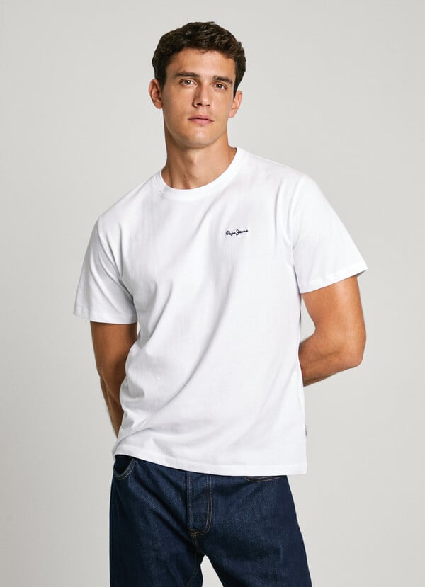 Pepe Jeans camiseta logo estampado fit regular