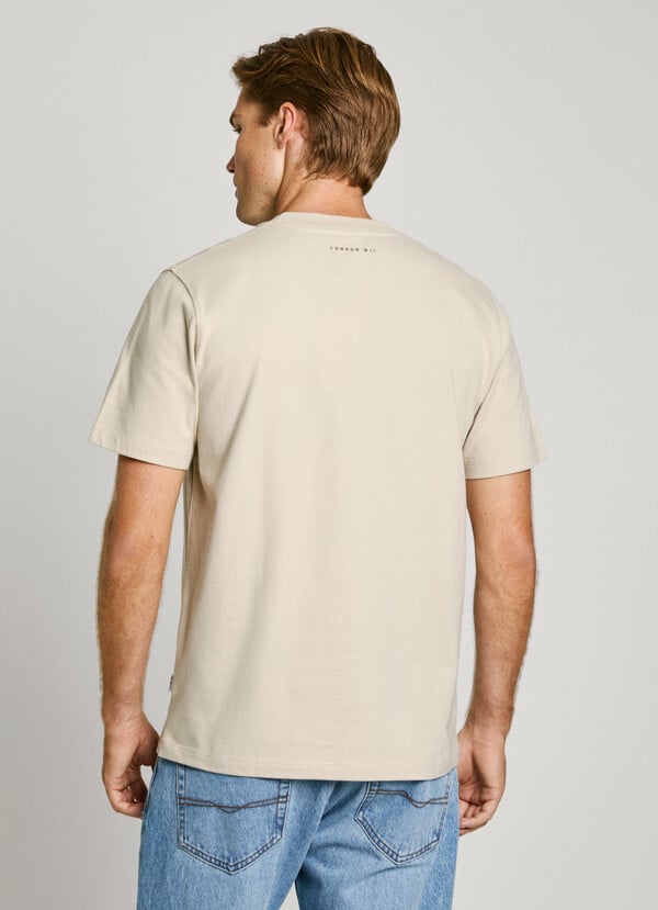 Pepe Jeans Camiseta Logo Estampado Fit Regular
