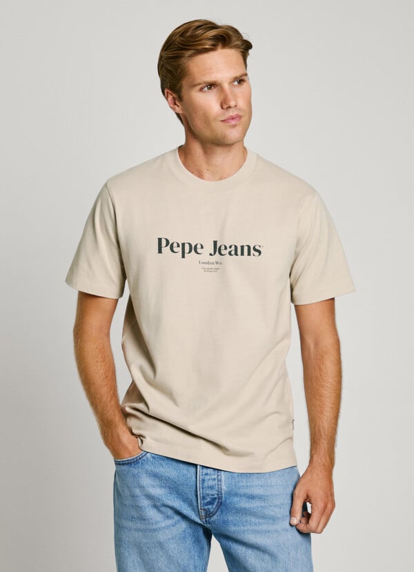Pepe Jeans camiseta logo estampado fit regular
