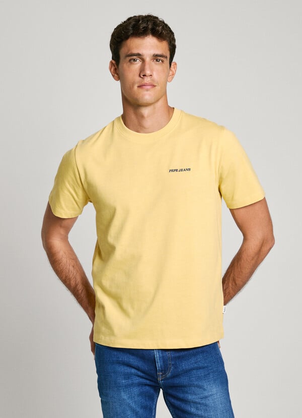 Pepe Jeans Camiseta Logo Estampado Fit Regular
