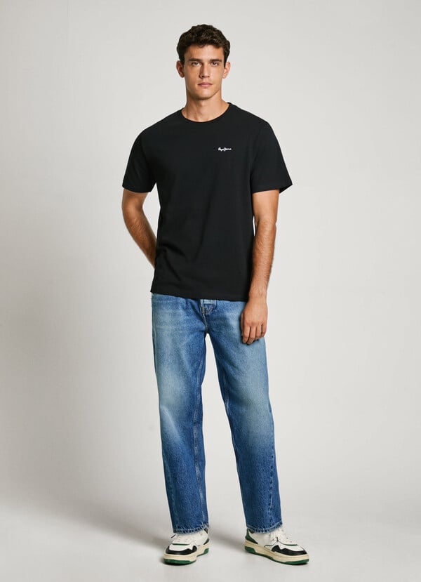 Pepe Jeans Camiseta Logo Estampado Fit Regular