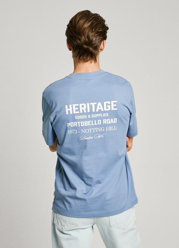 Pepe Jeans Camiseta Logo Estampado Fit Regular