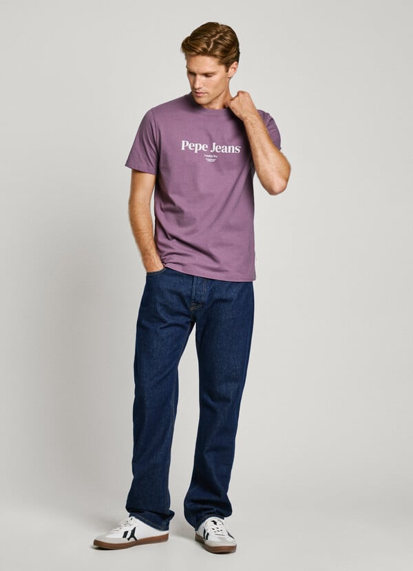 Pepe Jeans Camiseta Logo Estampado Fit Regular