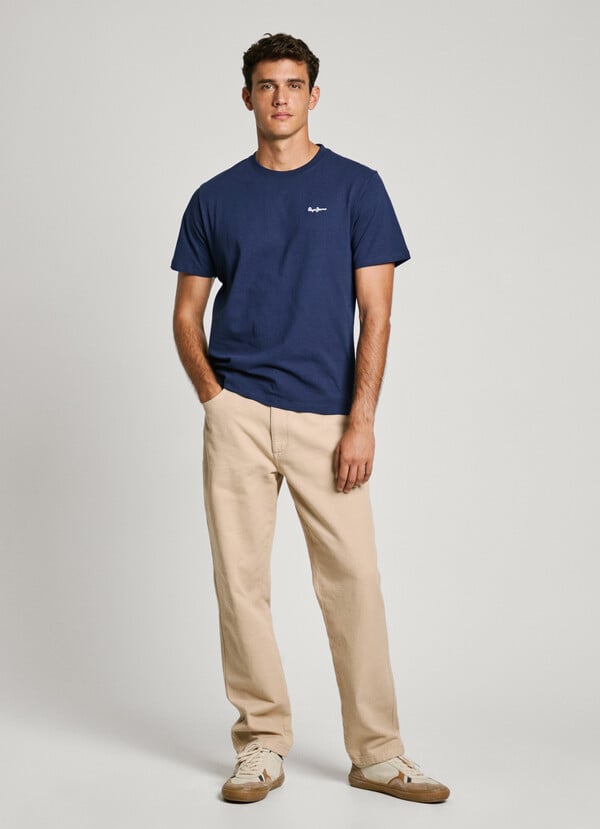 Pepe Jeans Camiseta Logo Estampado Fit Regular