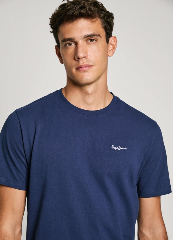 Pepe Jeans Camiseta Logo Estampado Fit Regular