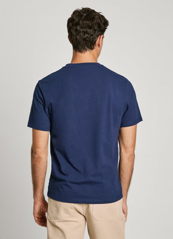 Pepe Jeans Camiseta Logo Estampado Fit Regular