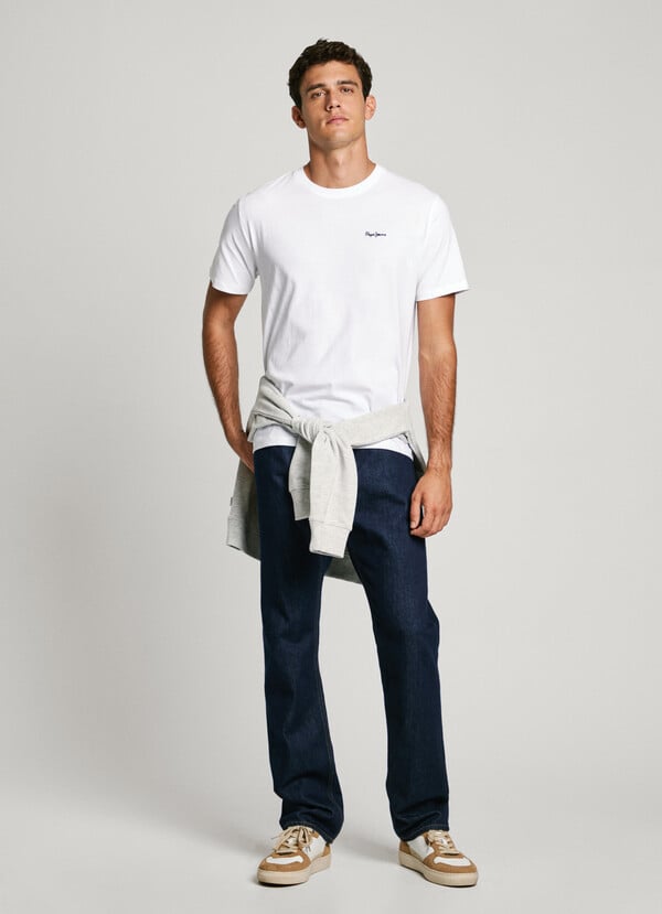Pepe Jeans Camiseta Logo Estampado Fit Regular