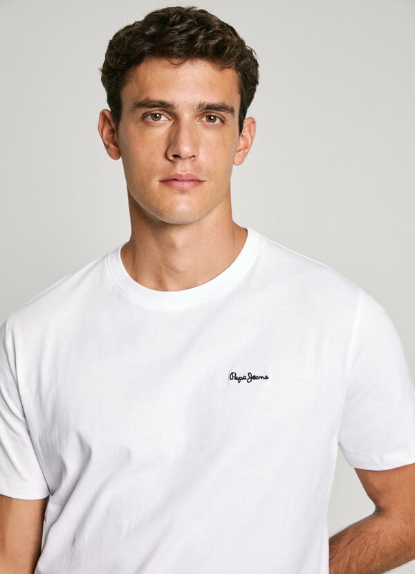 Pepe Jeans Camiseta Logo Estampado Fit Regular